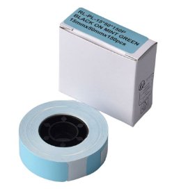 G&g Roll Labels (150 Labels 15 X 50MM) Green Menta