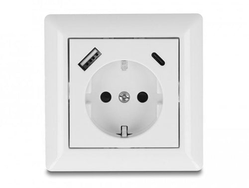 Delock Socket Empotrada With 2 Ports Charging Usb, 1 X USB Type a — image 1