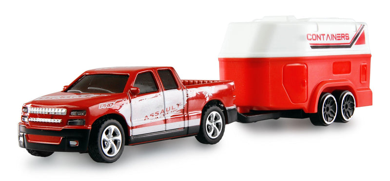 Amewi Remolque Caballos Rc Pickup Die Cam With 1:64 Rtr Red