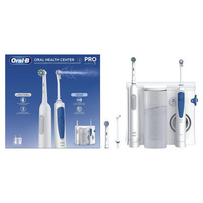 Oral-b Series Pro 1 White + Oxyjet Brush Teeth Eléctrico + Irrigador Dental Water — image 1