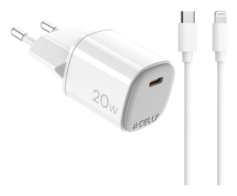Charger GaN 1C 20W + C a Light Cabl