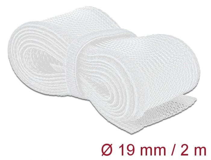 Case Trenzada With Closure Velcro 2M X 19MM White