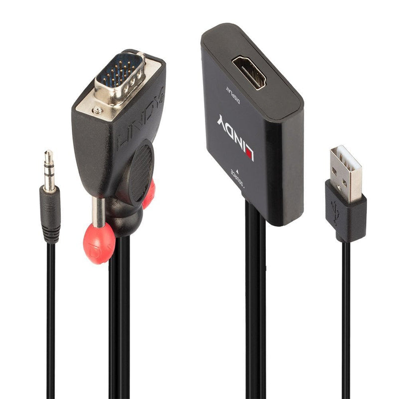 Lindy Convertidor VGA And Audio a HDMI