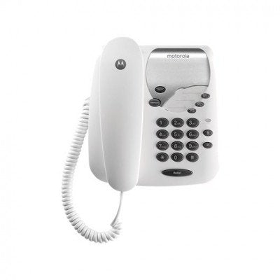 Motorola Telf. With Cable CT1 White No Display/Rellamada/Función Mute/ Keys Memory 107CT1WHITE