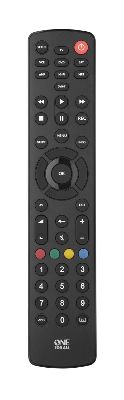 One For All Contour 8 Remote Control Cable Dtt, Dvd/Blu-ray, Console Juegos, Sistema Cine House Iptv, Sat, Tnt — image 1