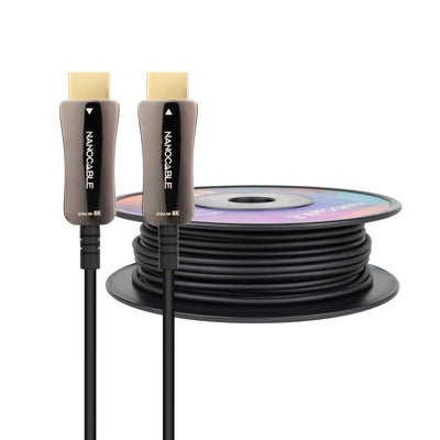 Nanocable HDMI Cable V2.1 Aoc Male a HDMI V2.1 Male 30M - 8K@60HZ 4K@120HZ 48Gbps - Black — image 1