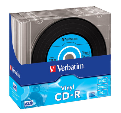 Verbatim Cd-r Azo Data Vinyl 700MB 10 Pieces 43426 — image 1