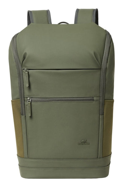 Rivacase Backpack Eden Travel Oliva Leather Pu, Poliéster, Tereftalato Polietileno Reciclado (rpet) — image 1