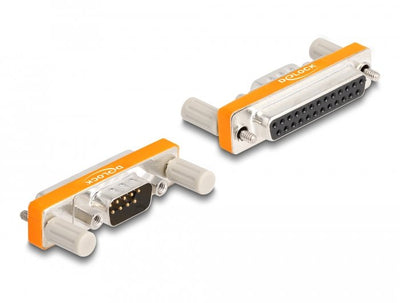 Delock Adapter D-sub 9 Pin Connector Male With Tuercas a D-sub 25 Pin Connector Female With Screws — image 1
