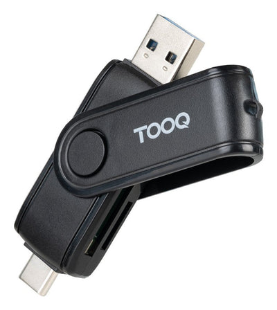 Reader Cards USB-C 2.0 + USB-A 3.0, SD/Tf, Black — image 1