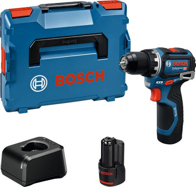 Bosch Drill/Screwdriver Professional Wireless Gsr 12V-32 Professional, 12 Voltios Blue/Black 2 Batteries Iones — image 1