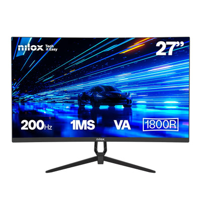 Nilox Monitor 27 Curved 200HZ 1MS HDMI DP NXM27CRV2001 — image 1