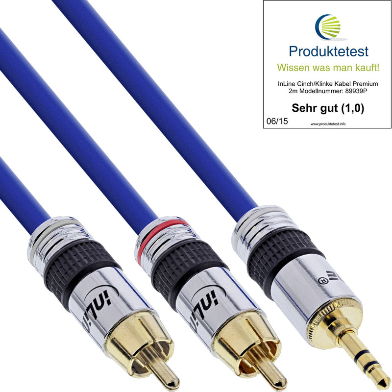 Inline Cable Audio Premium 2X Rca Male a 3.5MM Male 25M