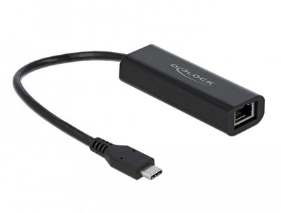 Delock 66298 Adapter USB-C RJ45 2,5 Gigabit LAN 5000 Mbit/S — image 1