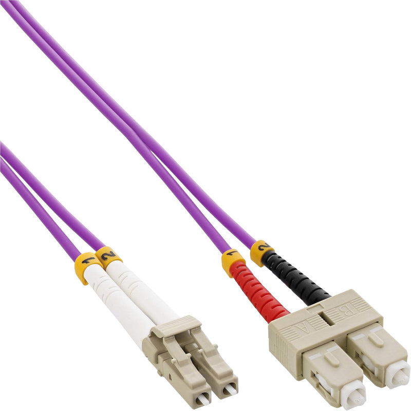 Inline Cable Dúplex Fibre Optic Lc/Sc 50/125?M OM4 2M