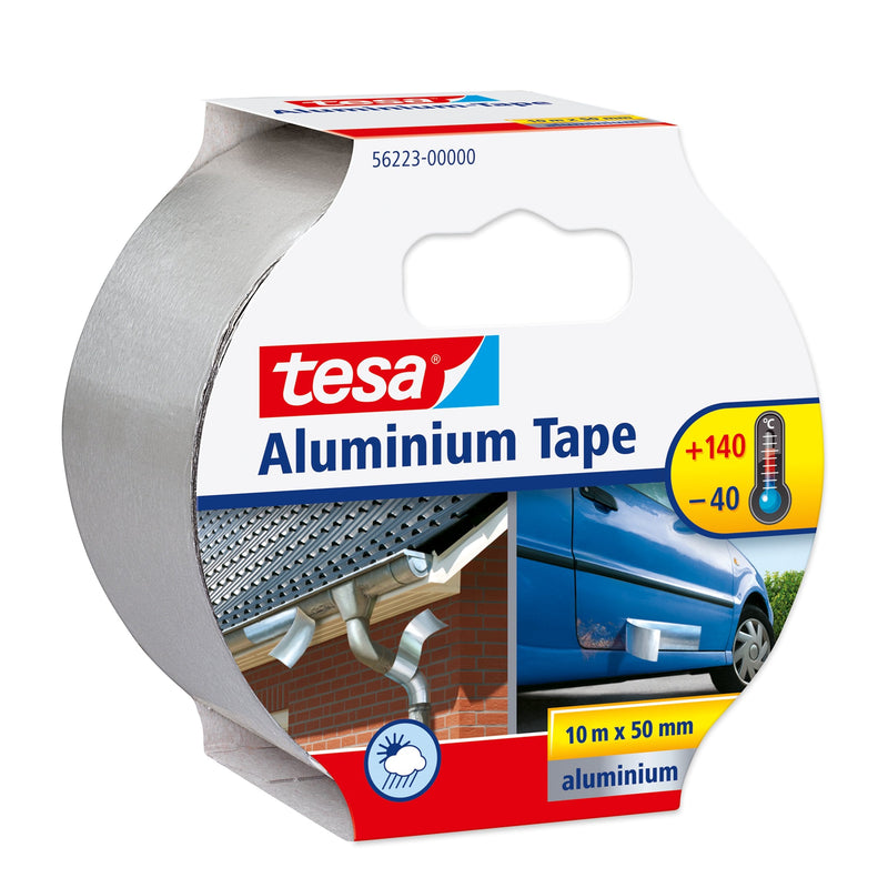 Tesa 56223-00000-01 Tape Adhesiva Silver Aluminium 10M