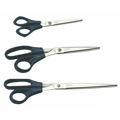Faibo Scissors Office 21CM Asimétricas Handle Plastic Green Oscuro — image 1