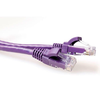 Purple 15 Meter U UTP CAT.6 Patch Cable Snagless With RJ45 Connectors — image 1