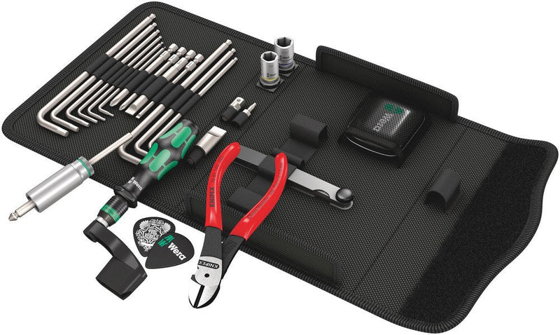 Wera Kit Tools 9100 Black 27NYLON, Hexagonal (imperial), Hexagonal (métrico), Phillips, 1/8,3/16,5/32, Ph 1, P