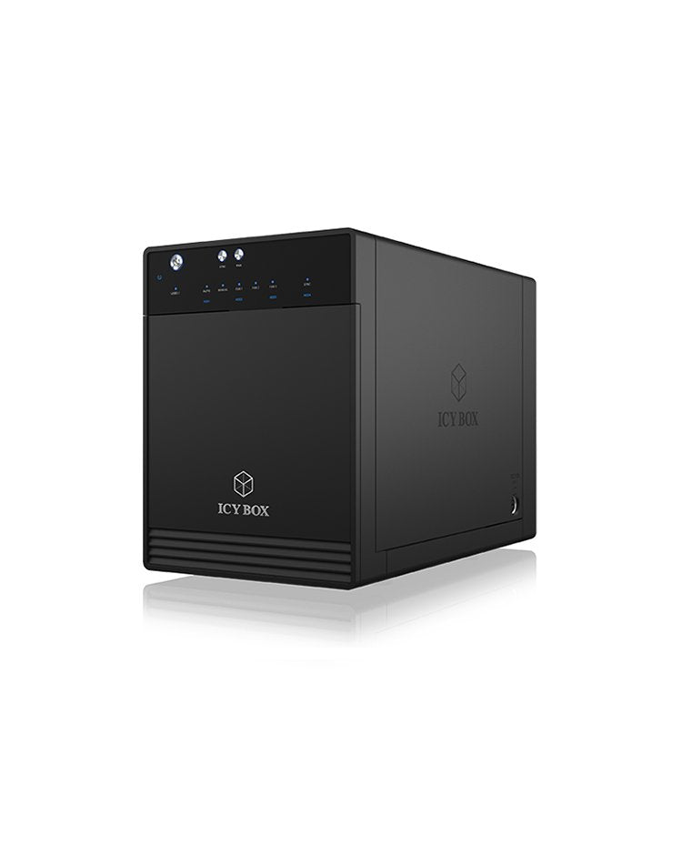 Icy Box Housing IB-3740-C31 Hard Drive /SSD Black 2.5/3.5, Box Of Units Black Housing Hard Drive /SSD, 2.5/3.5