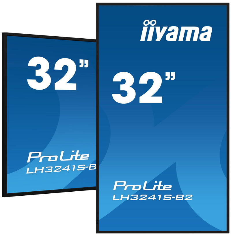 Iiyama Prolite LH3241S-B2 31.5 Clase Diagonal Pantalla LCD Con Retroiluminación LED Señalización Digital Con R