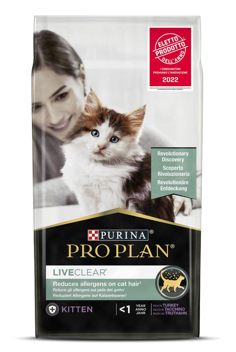 Purina Pro Plan Liveclear Kitten Bogata W Indyka 1,4KG