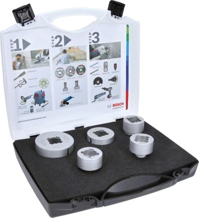 Bosch Set Of Drill Bits Professional X-lock Seco Diamante Best For Ceramic Dry Speed, Set Of Drill Bits 5 Piec