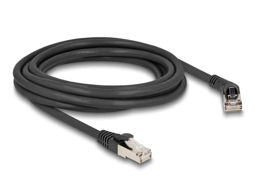 Delock RJ45 Network Cable CAT.6A S/FTP Male 45° Nach Rechts Angular — image 1