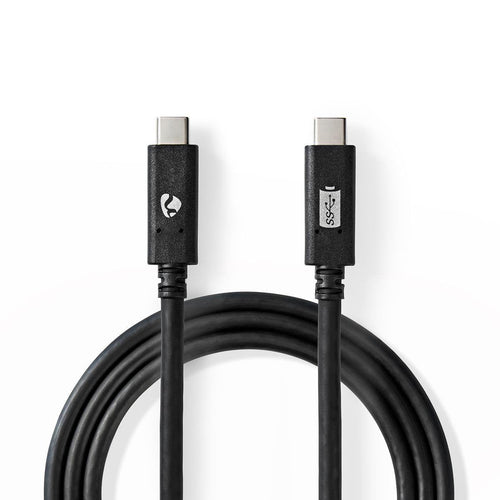 Nedis USB Cable USB 3.2 Gen 2 Usb-c™ Connector Male Usb-c™ Connector Male - 100W 4K@60HZ 10Gbps Vernickelt 1.0 — image 1