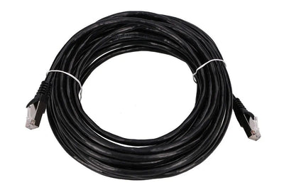 Extralink LAN Patchcord CAT.5E FTP 10M Foiled Twisted Pair Bare Copper Black — image 1