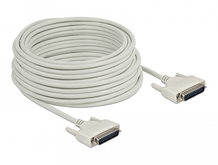 Delock Serielles Cable D-sub 25 Connector Male a Male 20M
