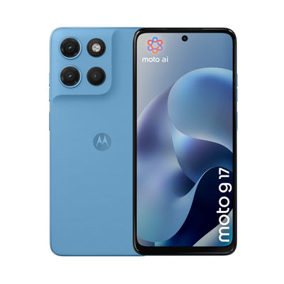 Motorola Moto G17 4G 4 128GB Android 15 Dual SIM Smartphone Alaskan Blue — image 1