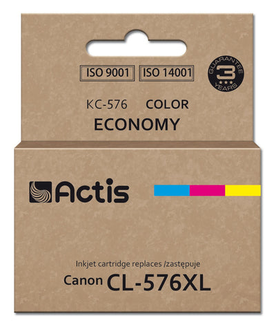 Actis Ink KC-576 Canon Pixma: TR4750I, TR4751I, TS3550I, TS3551I, TS3750I.AZUL, Red Yellow — image 1