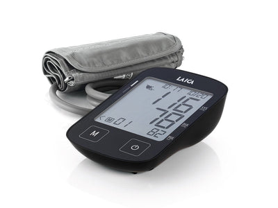 Laica Tensiometro Arm BM2604 Black Screen LCD 8.7*7.4CM Mide Presión Arterial/Frequency Cardiaca Brazalete Sta — image 1