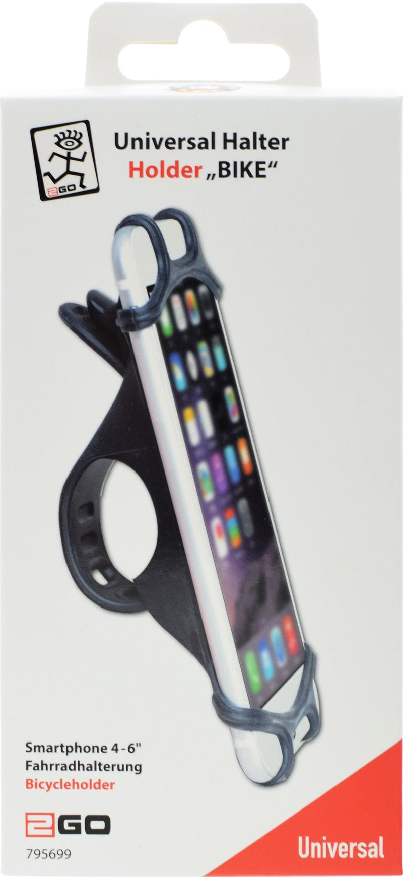 2GO Stand Universal Smartphone Bicicleta Manillar