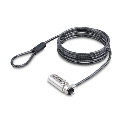 Slim Laptop Cable Lock 6.6FT - Noble Wedge Slot Compatible — image 1