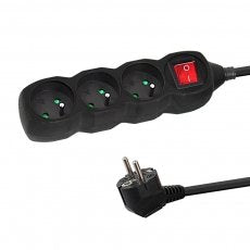 Esperanza ELK211K Power Strip 3GN/3M Black