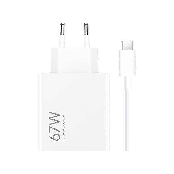 Xiaomi Charger 67W Hypercharge Combo (Type-a) 1x USB + USB Cable Type-c 67W
