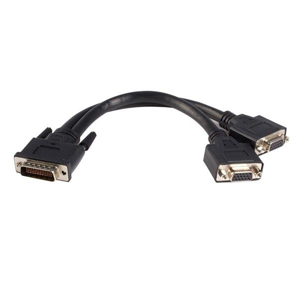StarTech Cable Adapter 1XLFH59 DMS-59 Male a 2x VGA Female 20CM
