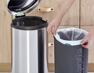 Brabantia Treteimer Newicon 30,0 L Stahl Matt Fpp — image 1