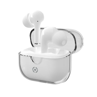 Celly Clear Headphones True Wireless Stereo (tws) USB Type-c Bluetooth White — image 1