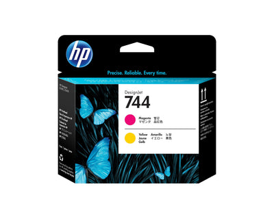 HP 744 Magenta/Yellow Head Printing Genuine F9J87A — image 1