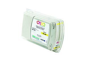 Ink Compatible Owa. HP 761 CM992A Yellow 400ML
