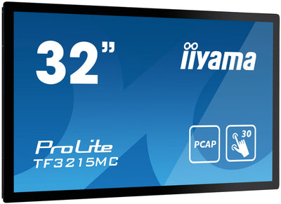 Iiyama Monitor Prolite TF3215MC-B2 31.5 1920 X 1080 Pixels Full HD LED Screen Touchscreen Quiosco Black — image 1