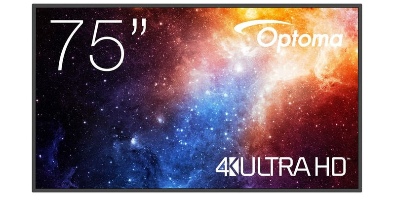 Optoma N3751K Screen Plana Señalización Digital 190,5CM (75) LED Wi-Fi 450 Cd / M² 4K Ultra HD Black Android 1