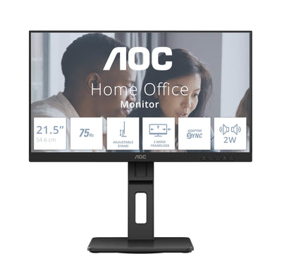 AOC Monitor E2 22E2UMF LED Display (21.5) 1920 X 1080 Pixels Full HD Black — image 1