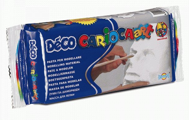 Carioca Pasta Modelar 1000GR - Apta Todas Tecnicas Modelaje - Endurece Air Without Coccion - Easy