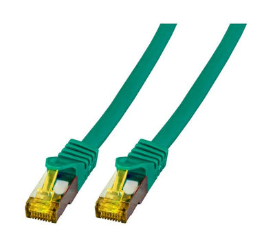 Efb RJ45 Network Cable S FTP, CAT.6A, Lszh, CAT.7 ROHK.,25M, Green — image 1