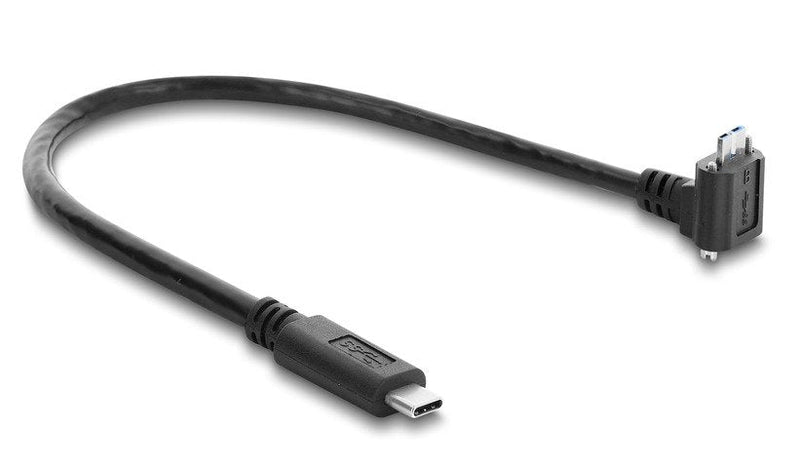 Delock USB 5Gbps USB Cable Type-c™ Connector Male Recto a USB Micro-b Connector Male With Distance Entre Screw