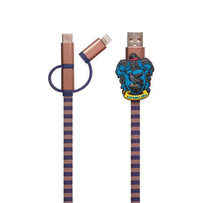 Cable Hogwarts Ravenclaw 3 1 Lightning/Micro/USB-C — image 1